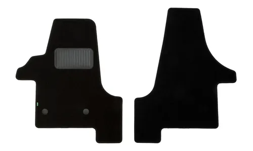 Коврики в салон Klever Standard VOLKSWAGEN Transporter (T5) 2003-2009, 2009-2015, фургон, 2 шт. (текстиль) / Фольксваген Транспортер — фото 1