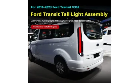 Задние LED-фонари динамический поворотник для Ford Tourneo Custom / Transit V362 (2016-2022), комплект, комплект, FT Carlight Carlight — фото 5