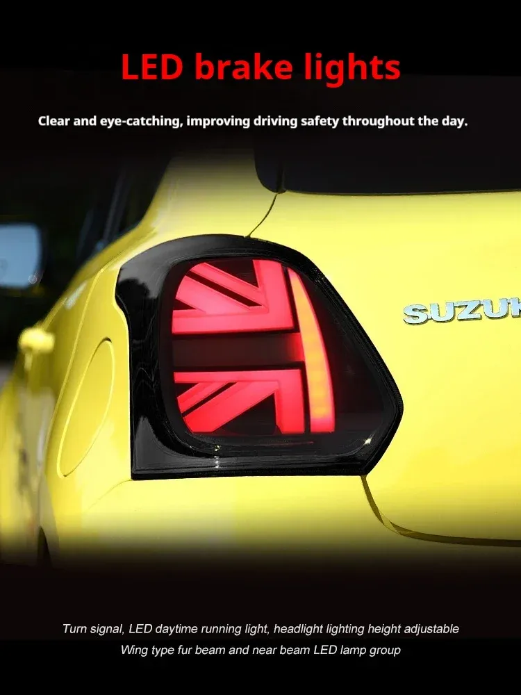 Задние LED-фонари динамический поворотник для Suzuki Swift Sport (2017-2024), комплект, комплект, FT Carlight Carlight — фото 3