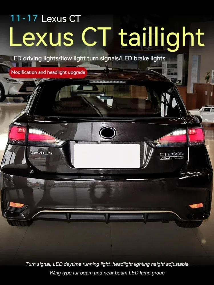 Задние LED-фонари динамический поворотник для Lexus CT200h (2011-2017), комплект, комплект, FT Carlight Carlight — фото 2