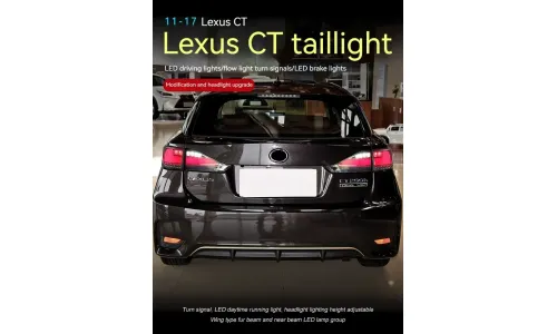 Задние LED-фонари динамический поворотник для Lexus CT200h (2011-2017), комплект, комплект, FT Carlight Carlight — фото 2