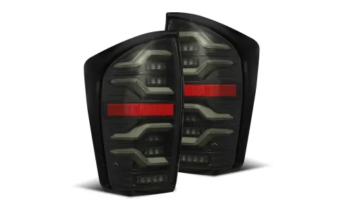 Фонари задние светодиодные Luxx Series Alpha-Black для Toyota Tacoma 2016–2023, AlphaRex — фото 1
