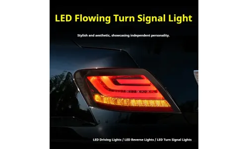Задние LED-фонари динамический поворотник для Toyota Mark X (2005-2009), комплект, комплект, FT Carlight Carlight — фото 4