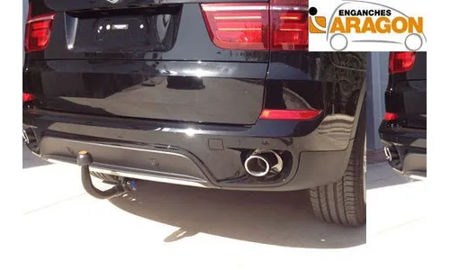ТСУ для BMW X5 (E70) 2007-2013, BMW X5 (F15) 2013-2018, BMW X6 (F16) 2014-2019, Тип шара: Вертикальный, легкосъемный (V) / БМВ Х6 — фото 1