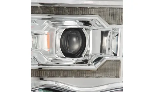 Фары проекторные LUXX Chrome для Dodge Ram 1500 2002–2005, AlphaRex — фото 2