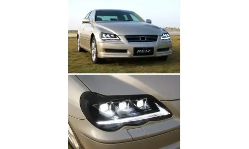Фары передние LED с ходовыми огнями для Toyota Mark X (2005-2009), комплект, комплект, FT Carlight Carlight — фото 7