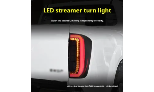Задние LED-фонари динамический поворотник для Nissan Navara NP300 (2014-2024), комплект, комплект, FT Carlight Carlight — фото 3