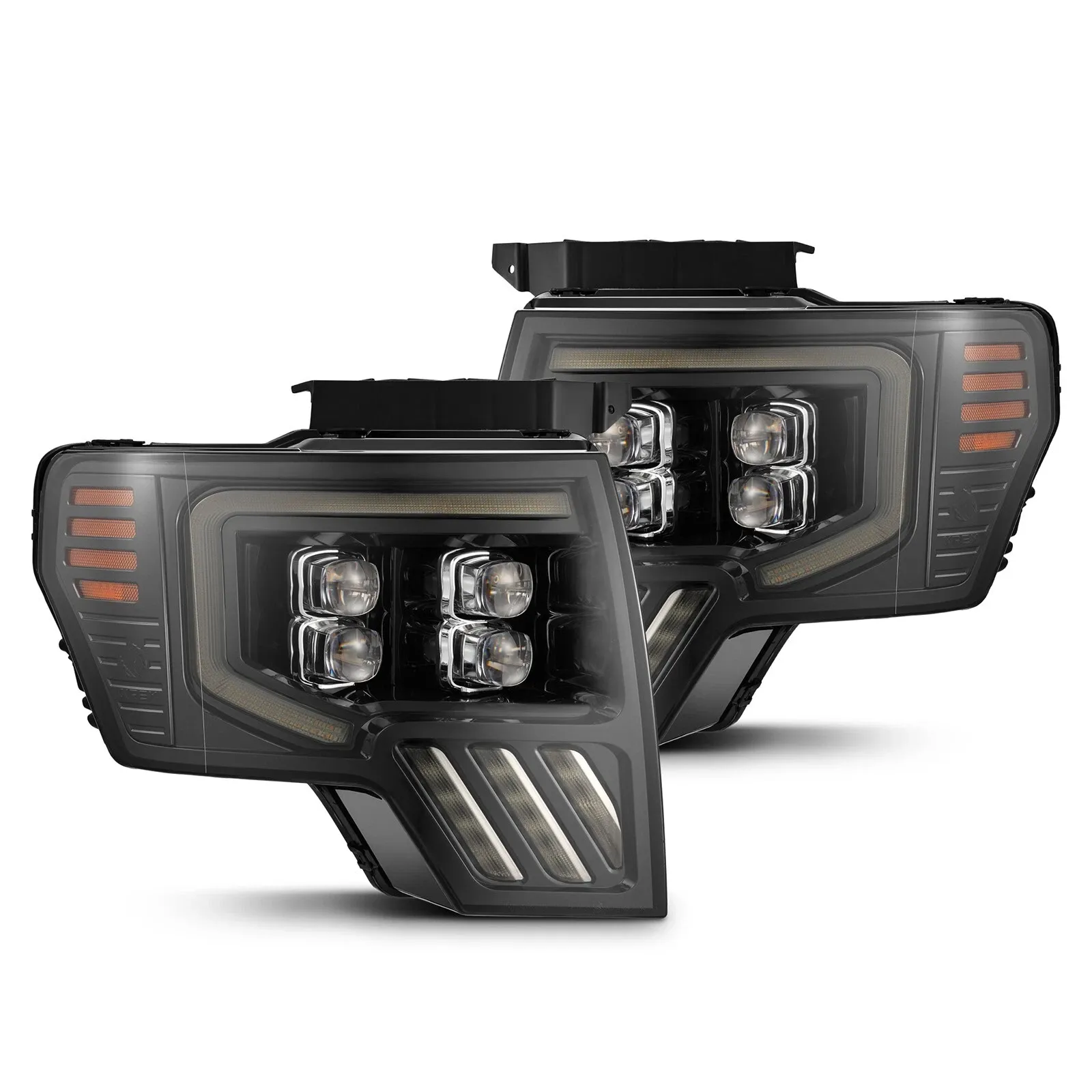 Фары проекторные Alpha-Black MKII Nova для Ford F-150 2009–2014, AlphaRex — фото 1