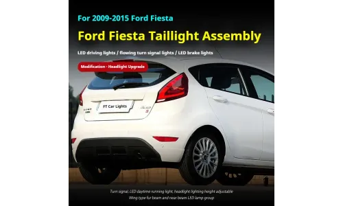 Задние LED-фонари динамический поворотник для Ford Fiesta MK7 (2009-2015), комплект, комплект, FT Carlight Carlight — фото 5