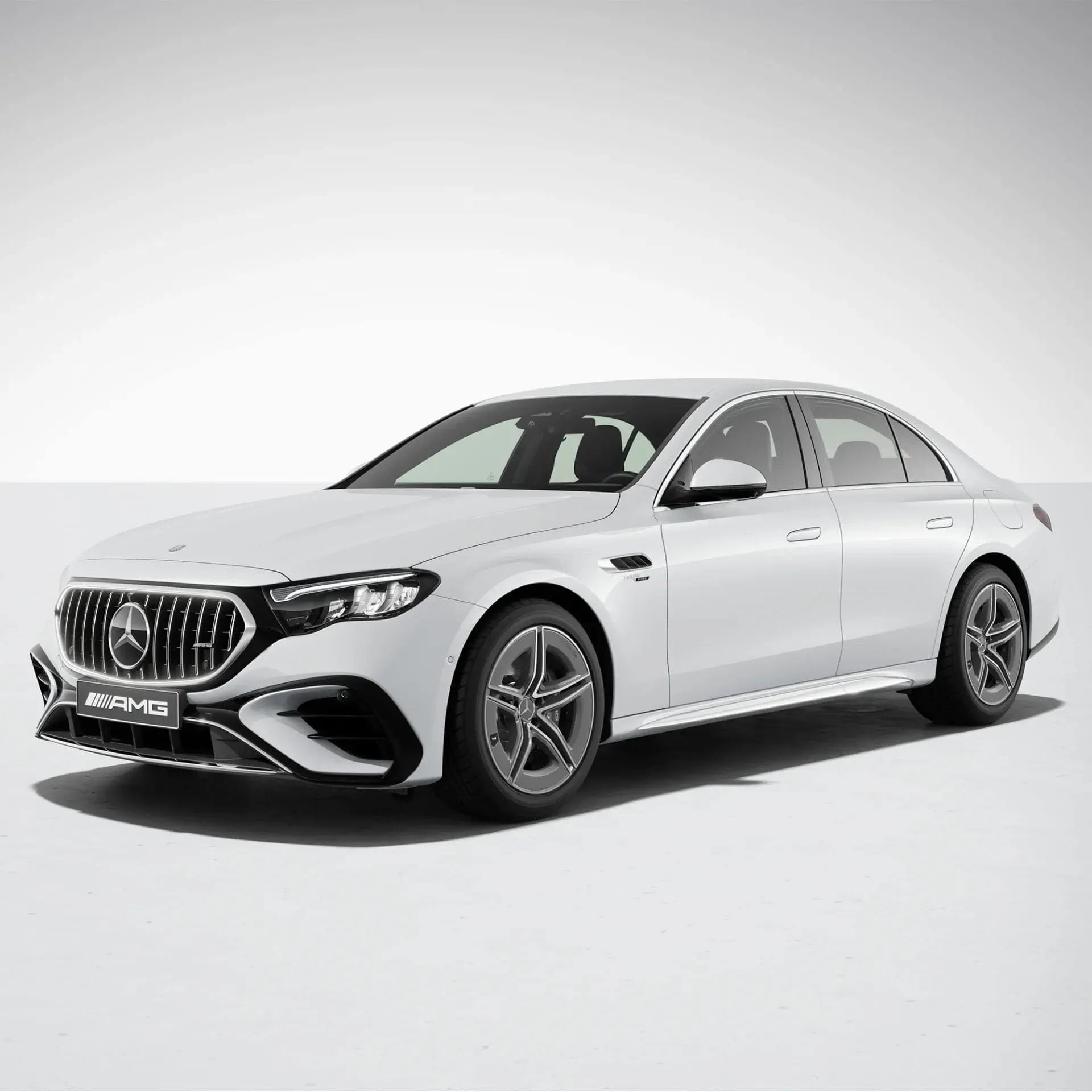 Комплект решетки Panamericana E 53 AMG с подсветкой Mercedes-Benz E-Класс W214, хром, Distronic 233, с камерой 360° — фото 3
