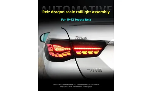 Задние LED-фонари динамический поворотник для Toyota Reiz Mark X (2010-2017), комплект, комплект, FT Carlight Carlight — фото 4