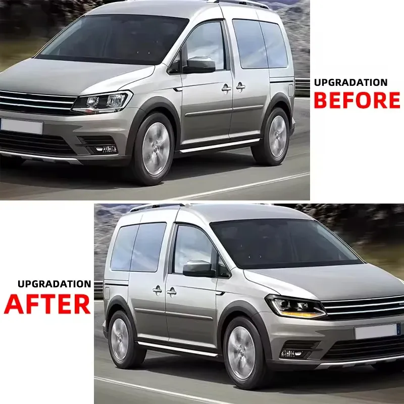 Фары передние LED с ходовыми огнями для VW Caddy MK4 (2015-2020), комплект, комплект, FT Carlight Carlight — фото 6
