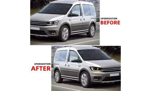 Фары передние LED с ходовыми огнями для VW Caddy MK4 (2015-2020), комплект, комплект, FT Carlight Carlight — фото 6