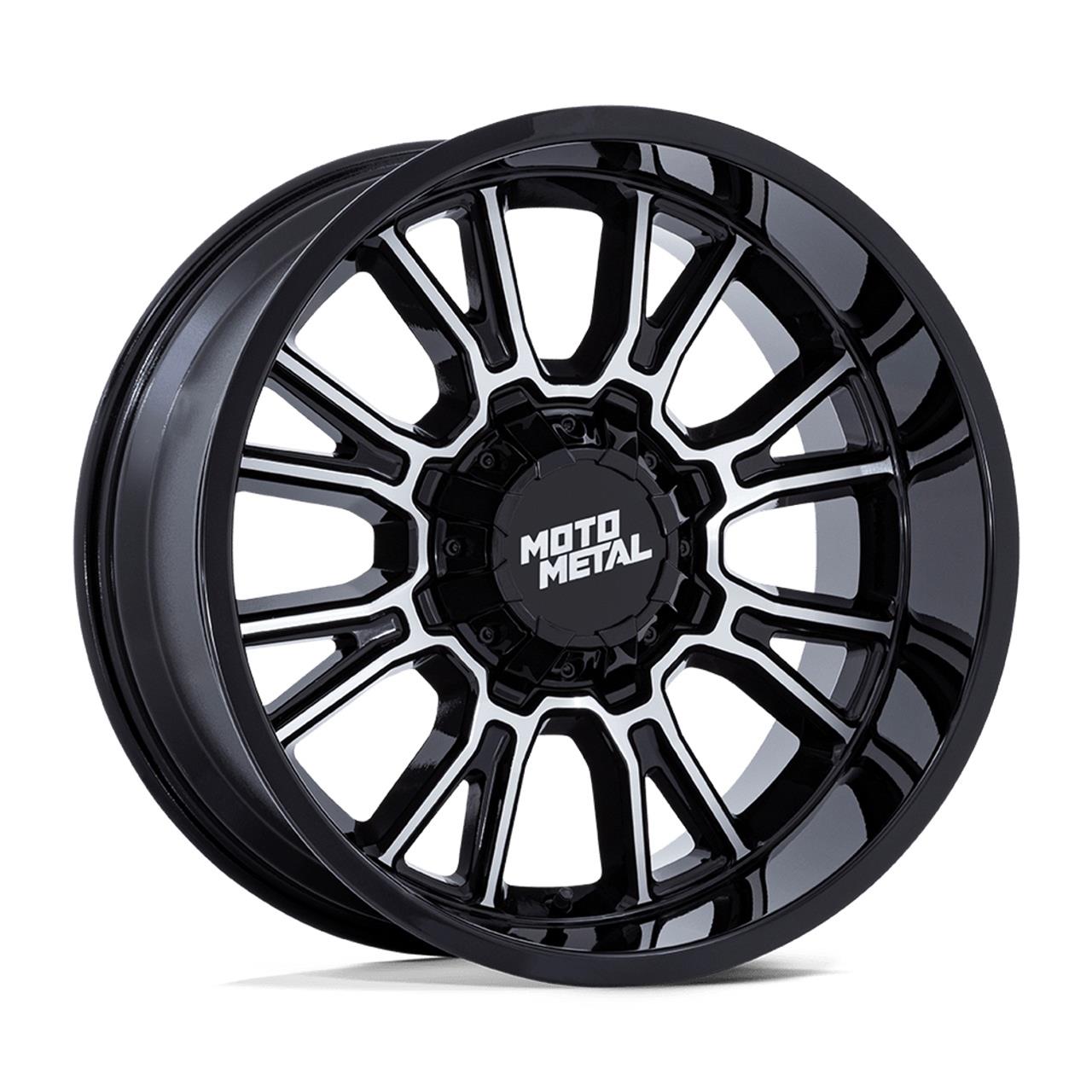 Диск колесный R20x9 MO810 Глянцевый Черный Moto Metal — фото 1