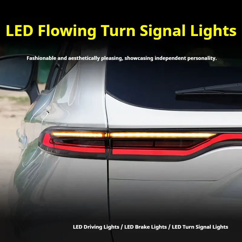Задние LED-фонари динамический поворотник сквозные для Toyota Harrier (2022-2026), комплект, комплект, FT Carlight Carlight — фото 4