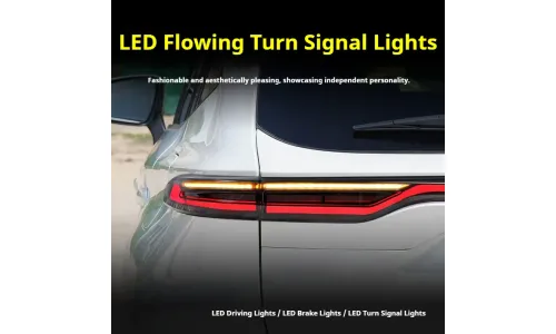 Задние LED-фонари динамический поворотник сквозные для Toyota Harrier (2022-2026), комплект, комплект, FT Carlight Carlight — фото 4