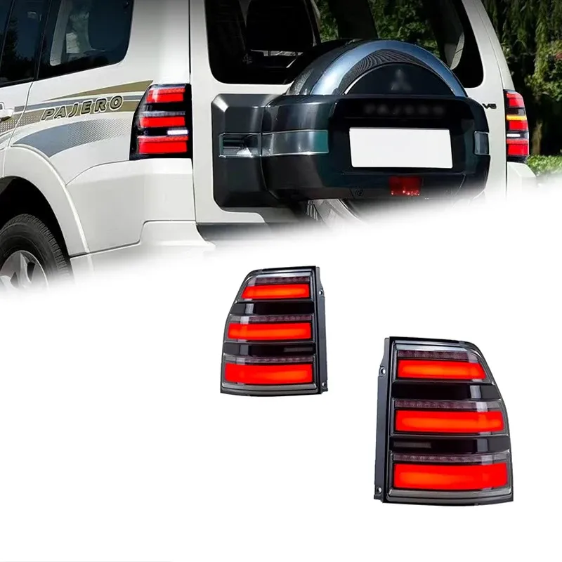 Задние LED-фонари динамический поворотник для Mitsubishi Pajero V93/V97 (2006-2020), комплект, комплект, FT Carlight Carlight — фото 1