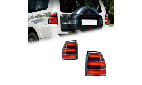 Задние LED-фонари динамический поворотник для Mitsubishi Pajero V93/V97 (2006-2020), комплект, комплект, FT Carlight Carlight — фото 1