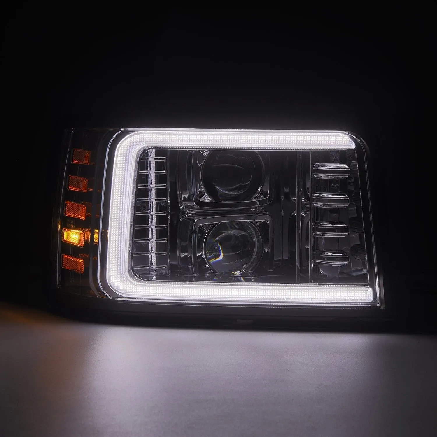 Фары галогеновые PRO-Series для Ford F-150/250 Bronco 1992–1996, AlphaRex — фото 2