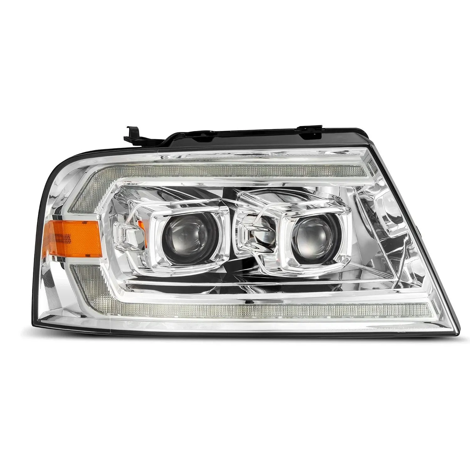 Фары проекторные светодиодные LUXX для Ford F-150 / Lincoln Mark LT 2004–2008, AlphaRex — фото 3