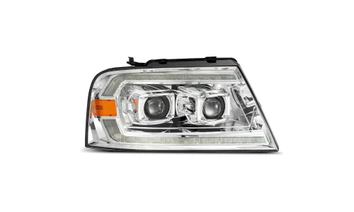 Фары проекторные светодиодные LUXX для Ford F-150 / Lincoln Mark LT 2004–2008, AlphaRex — фото 3