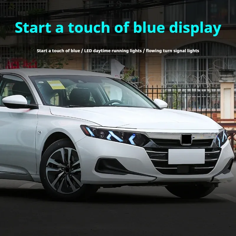 Фары передние LED с ходовыми огнями для Honda Accord 10 (2018-2023), комплект, комплект, FT Carlight Carlight — фото 4