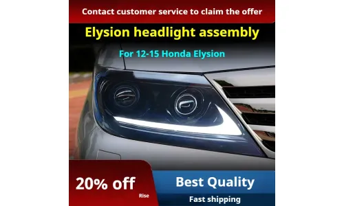 Фары передние LED с ходовыми огнями для Honda Elysion (2012-2015), комплект, комплект, FT Carlight Carlight — фото 2