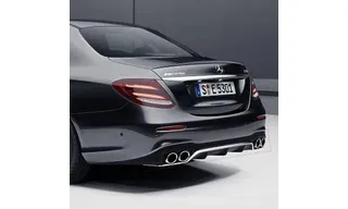 Задний диффузор E 53 AMG с хромированными насадками для Mercedes-Benz E-Класса W213 — фото 1
