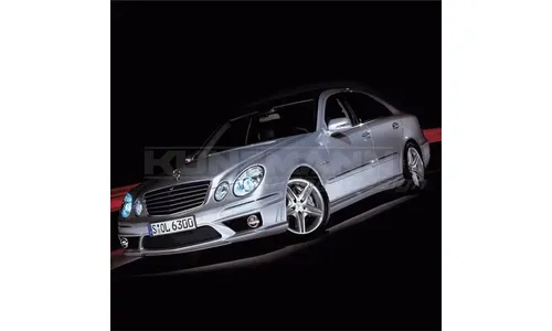 Черная решетка радиатора E 63 AMG Mercedes-Benz E-Класс W211/S211 без Distronic — фото 2