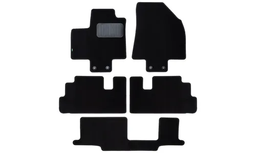 Коврики в салон Klever Standard INFINITI QX60 (II) 2021- внедорожник 5 дв., 8 мест, 5шт. (текстиль) / Инфинити КХ60 — фото 1