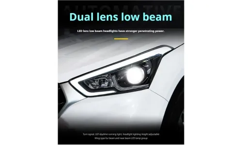 Фары передние LED с ходовыми огнями для Hyundai Creta IX25 (2014-2019), комплект, комплект, FT Carlight Carlight — фото 3