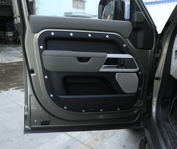 Заглушки болтов дверей Land Rover Defender, серебристый — фото 1