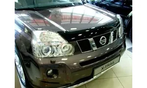 Дефлектор капота темный NISSAN X-TRAIL 2007-2014 / Ниссан Х Трейл — фото 1