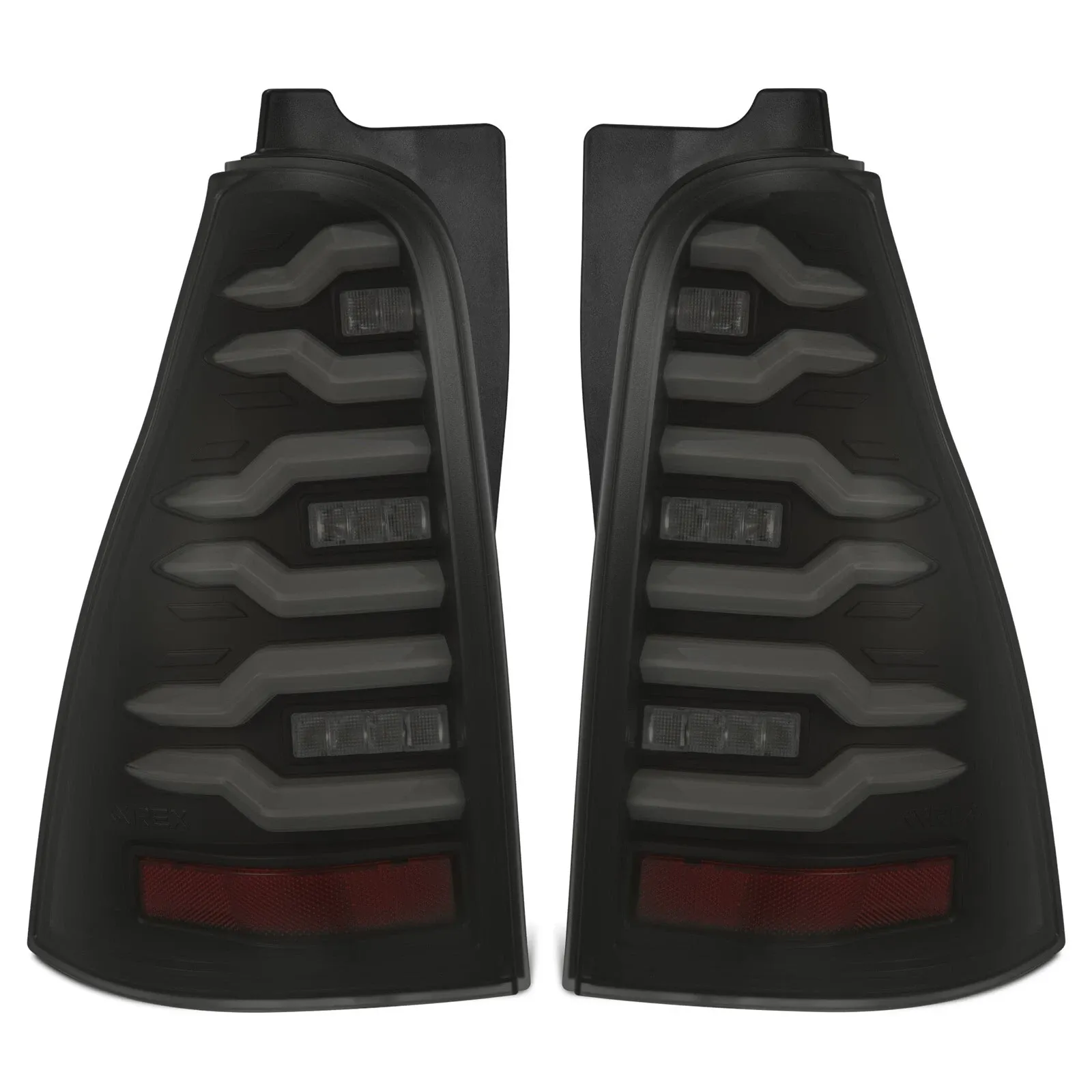 Фонари задние светодиодные Luxx Black Smoke для Toyota 4Runner 2003–2009, AlphaRex — фото 1