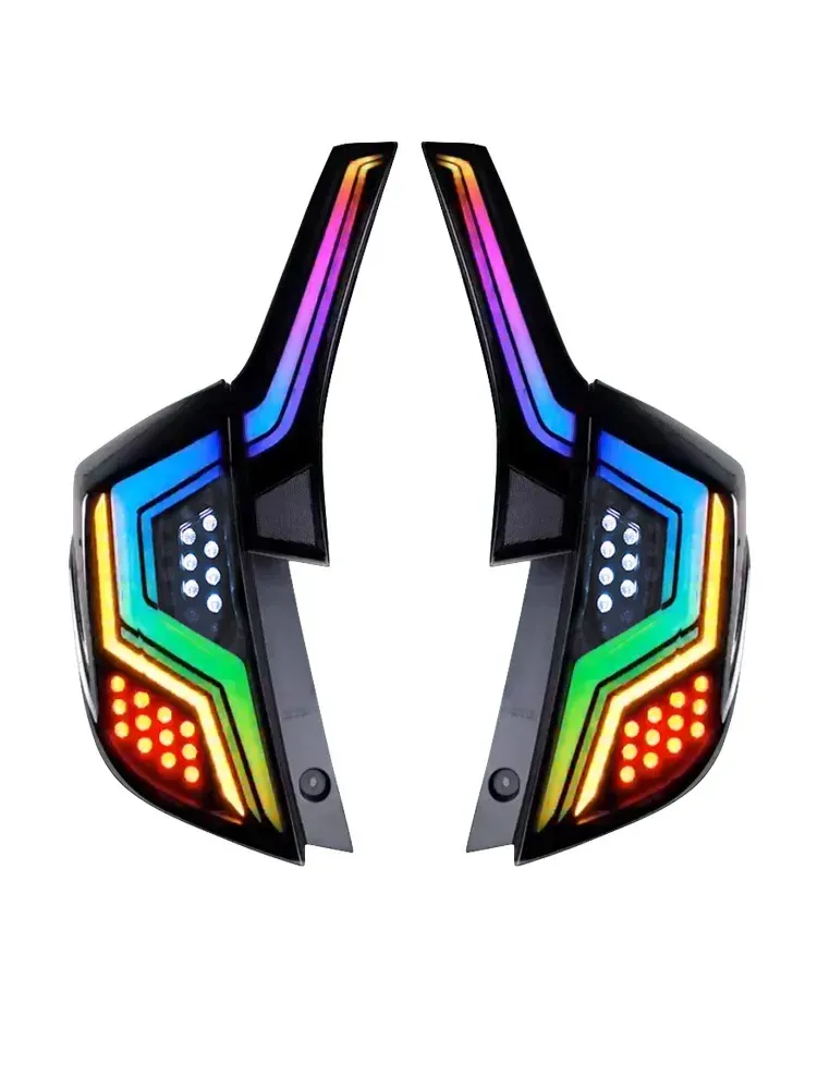 Задние LED-фонари RGB динамический поворотник для Honda Fit Jazz GK5 (2014-2020), комплект, комплект, FT Carlight Carlight — фото 1