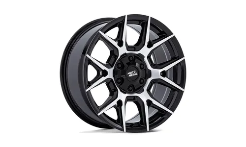 Диск колесный R18x9 MO813 Глянцевый черный Moto Metal — фото 1
