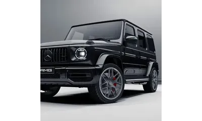 Боковые полосы Edition 55 с эмблемой Affalterbach Mercedes-Benz G-Класс W463A, черные Obsidian Black, 2 шт. — фото 1