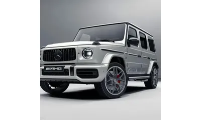 Боковые полосы Edition 55 с эмблемой Affalterbach Mercedes-Benz G-Класс W463A, белые Opalite White, 2 шт. — фото 1