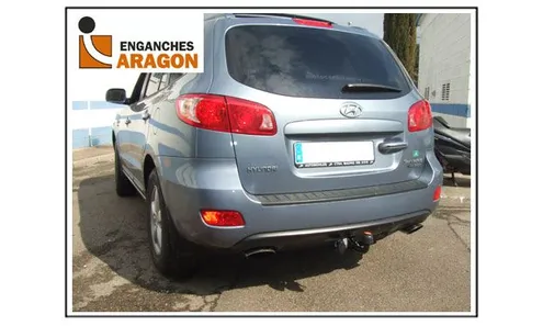ТСУ для HYUNDAI Santa Fe (CM) 2006-2010, HYUNDAI Santa Fe (CM) Restyling 2010-2012, KIA Sorento II (XM) Phase I 2009-2012, Тип шара: Горизонтальный, у — фото 1