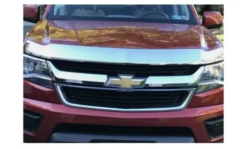 Хромированная защита капота дефлектор для Chevrolet Colorado 2015-22 годов выпуска — фото 1