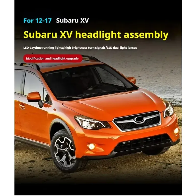 Фары передние LED с ходовыми огнями для Subaru XV (2012-2017), комплект, FT Carlight — фото 4