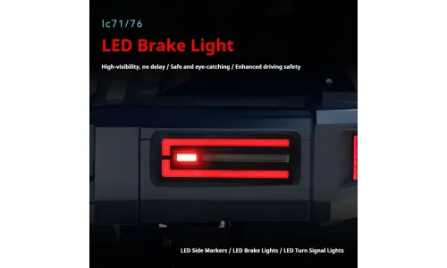 Задний LED-фонарь динамический поворотник для Toyota Land Cruiser 70 (1993-2023), комплект, комплект, FT Carlight Carlight — фото 3