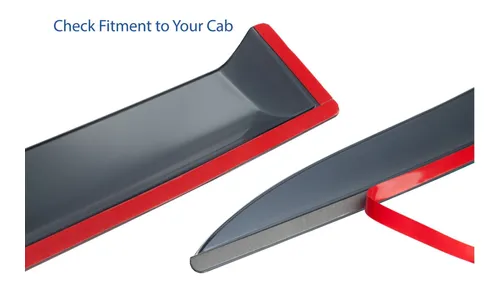 Дефлекторы боковых окон Sun Visors Wind Guards for 2014-2018 Chevrolet Silverado Double Cab, накладные, GoodYear — фото 3