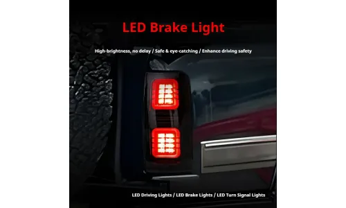 Задние LED-фонари динамический поворотник для Toyota Land Cruiser 80 (1989-1998), комплект, комплект, FT Carlight Carlight — фото 4