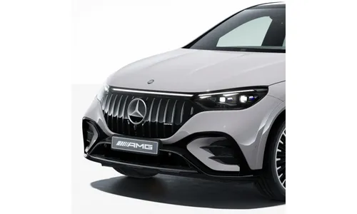 Комплект решетки Panamericana EQE 53 AMG Mercedes-Benz EQE SUV X294, темный хром — фото 2