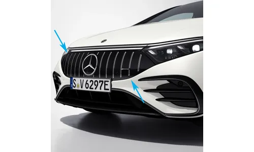 Комплект хромированной решетки Panamericana EQS 53 AMG Mercedes-Benz EQS V297 без автоматизированного вождения 200 — фото 1