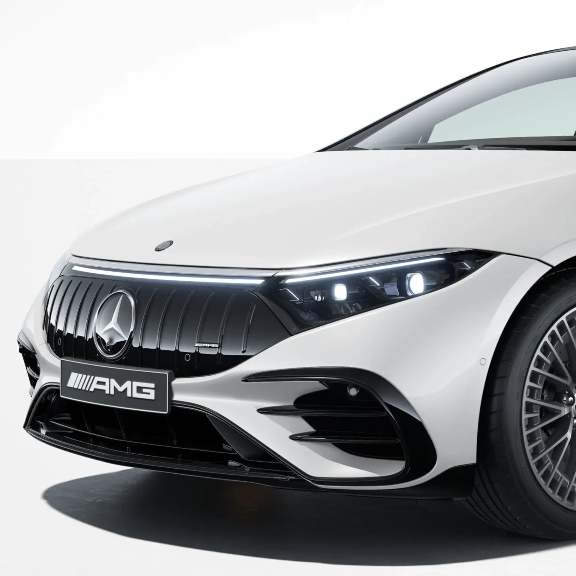 Комплект черной решетки Panamericana EQS 53 AMG Mercedes-Benz EQS V297 с кодом 200 — фото 3