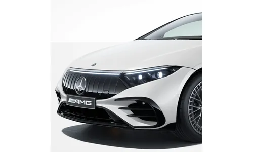 Комплект черной решетки Panamericana EQS 53 AMG для Mercedes-Benz EQS V297 без кода 200 — фото 3