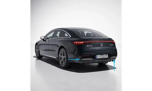Хромированные молдинги заднего бампера EQS 53 AMG для Mercedes-Benz EQS V297 — фото 1