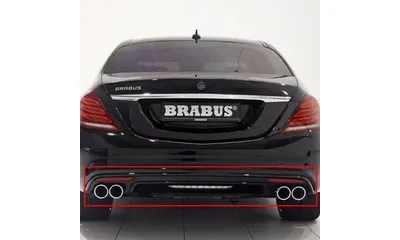 Спортивная выхлопная система BRABUS для Mercedes-Benz S 400 W222 — фото 1